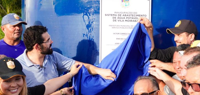 PREFEITURA DE CAMETÁ REALIZA ENTREGAS DE SISTEMA DE ABASTECIMENTO DE ÁGUA E NOVO CRAS EM COMUNIDADES DO MUNICÍPIO